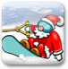 圣诞老人滑雪橇